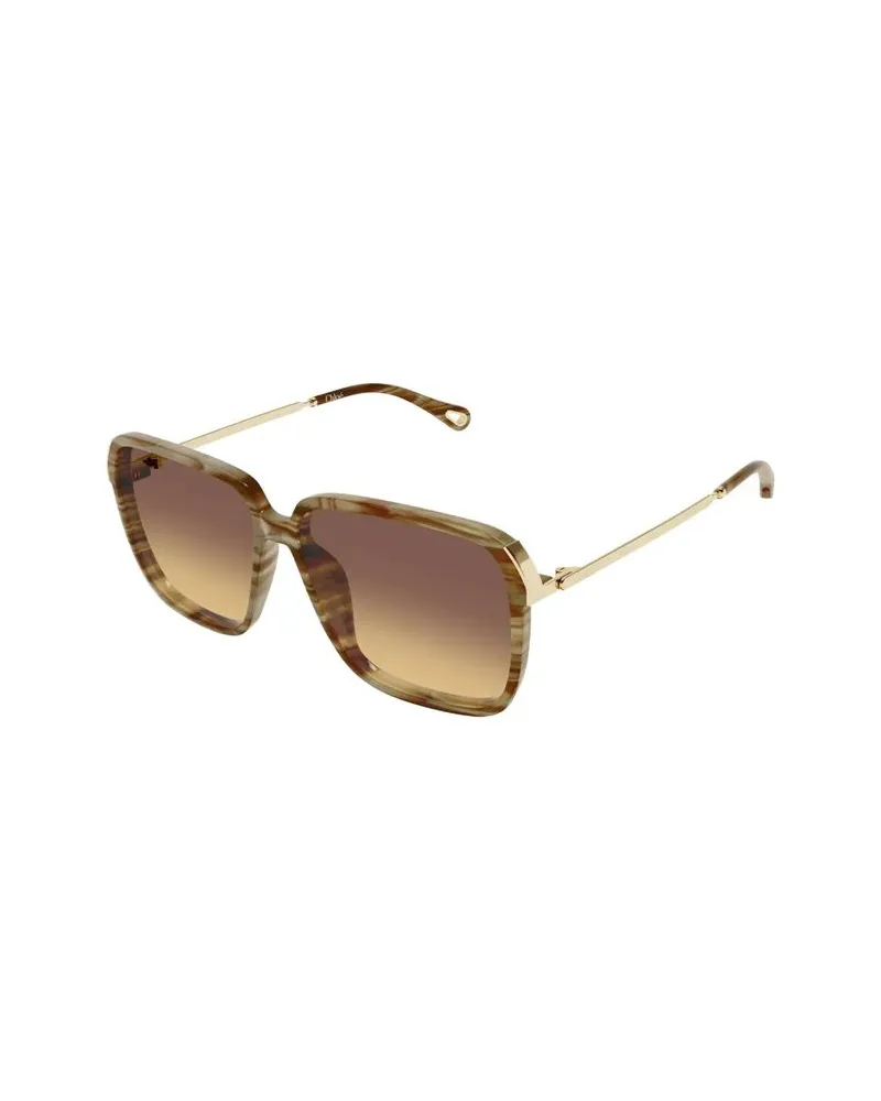 Chloé CH0405S Gradient Lens Sunglasses — Brown Brown