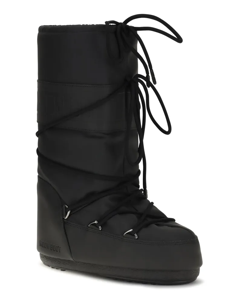 Moon Boot Women's Icon Boots Black Polyamide Black