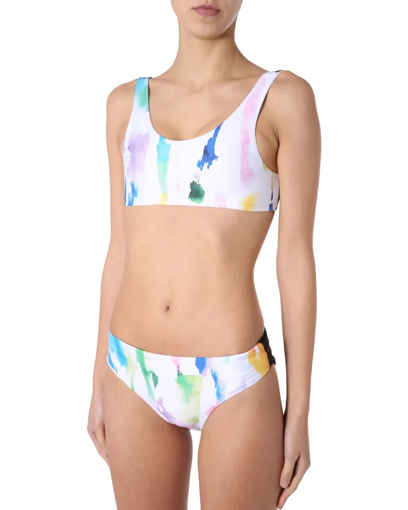 Être Cécile Printed Logo Bikini Top — Multicolor Multicolor