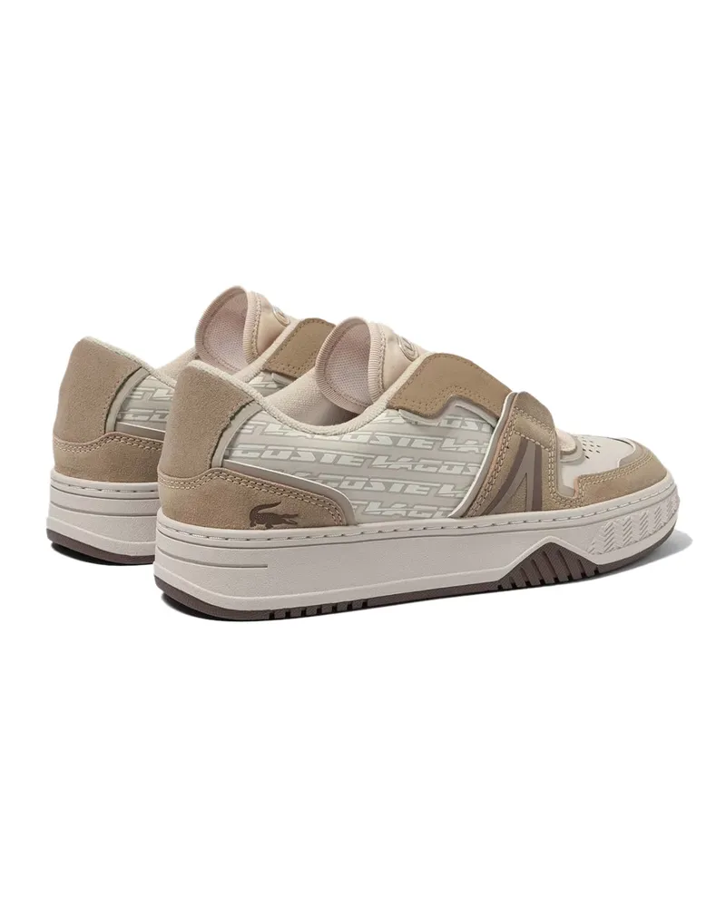 Lacoste Women's L001 Sneaker Beige Leather Rubber Beige