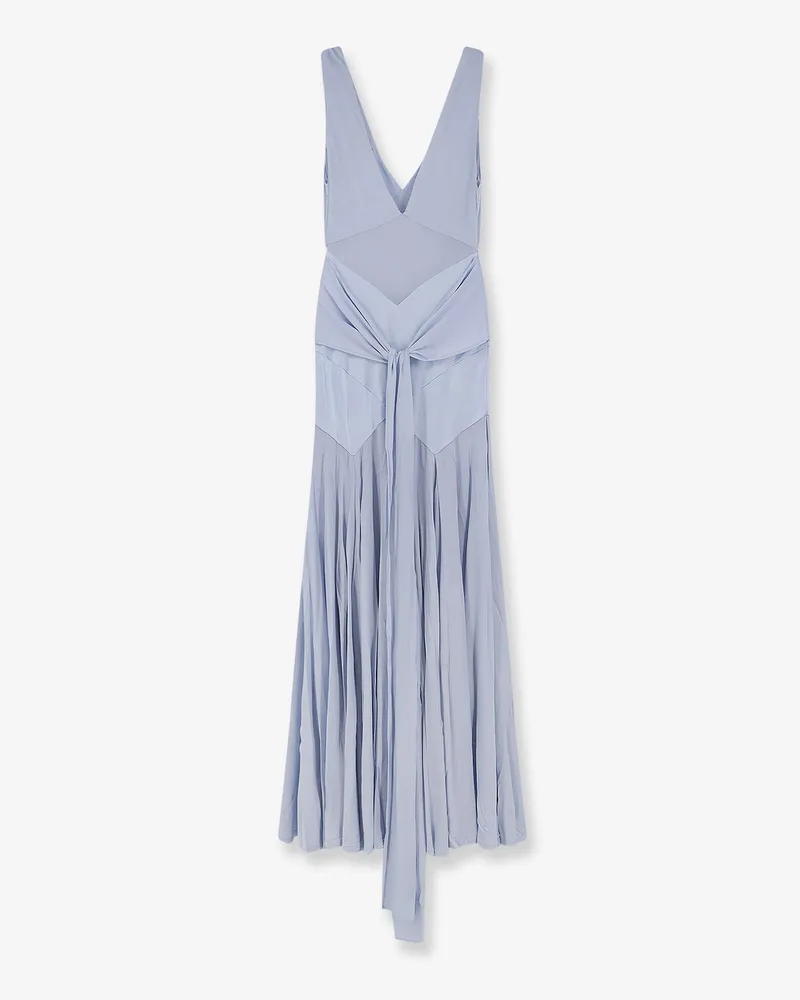 Self-Portrait Women's Jersey Maxi Dress Blue Viscose Blue