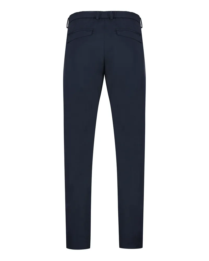 Paul & Shark Men's Technical Nylon Pants Blue Elastane Trousers Blue