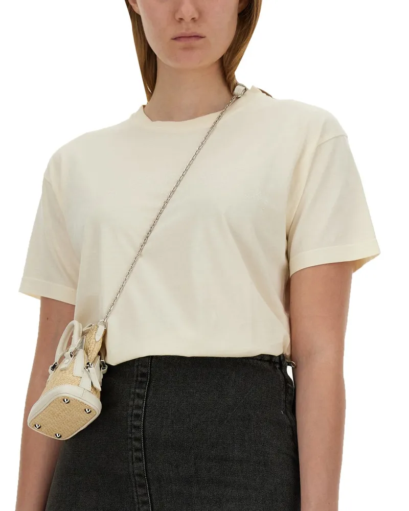 Maison Margiela Jersey Cotton T-Shirt — Powder Powder