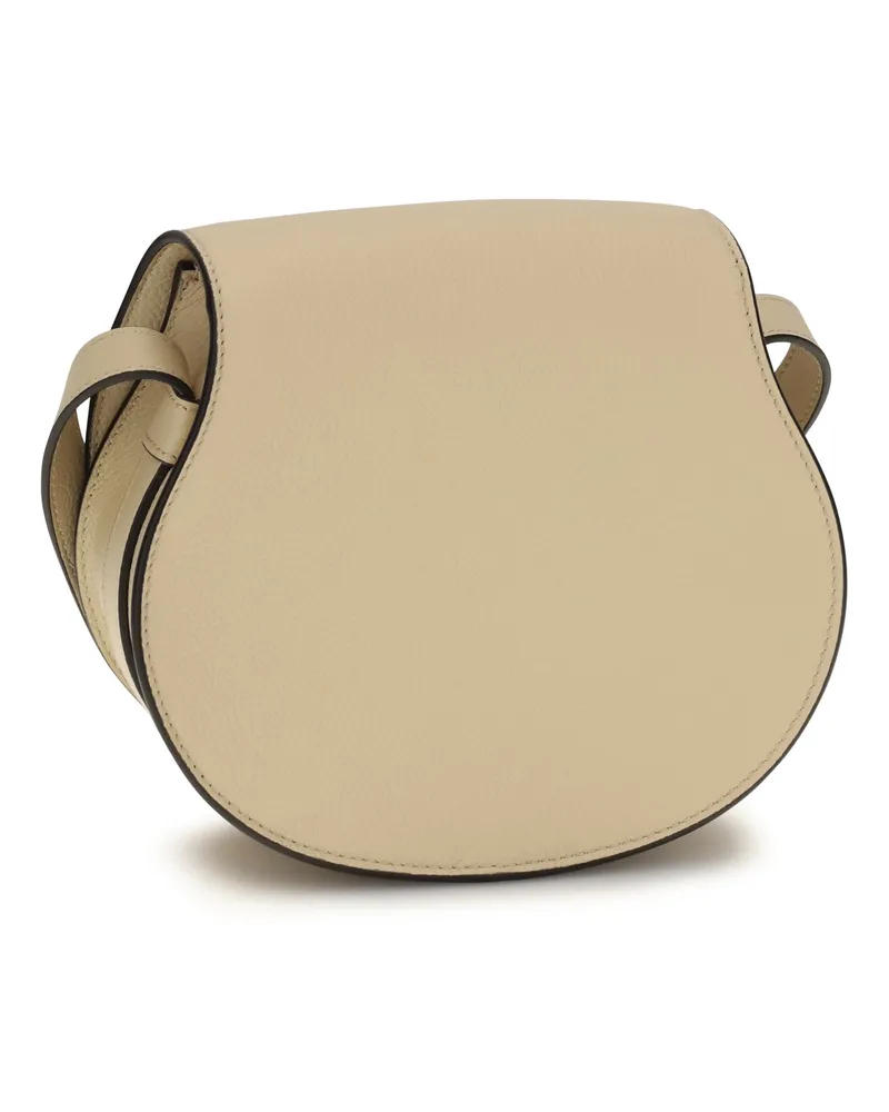 Chloé Women's Shoulder Bag Small Marcie Leather Petal Beige Calf (bos Taurus Beige