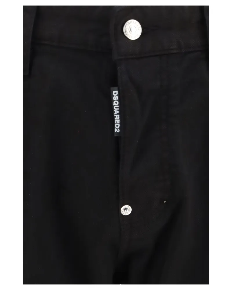 Dsquared2 Men's Jeans Skater Black Cotton Black