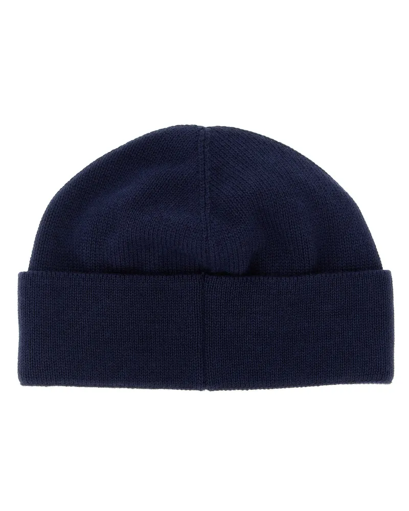 Valentino Garavani Men's Blue Cotton Beanie Accessory Navy