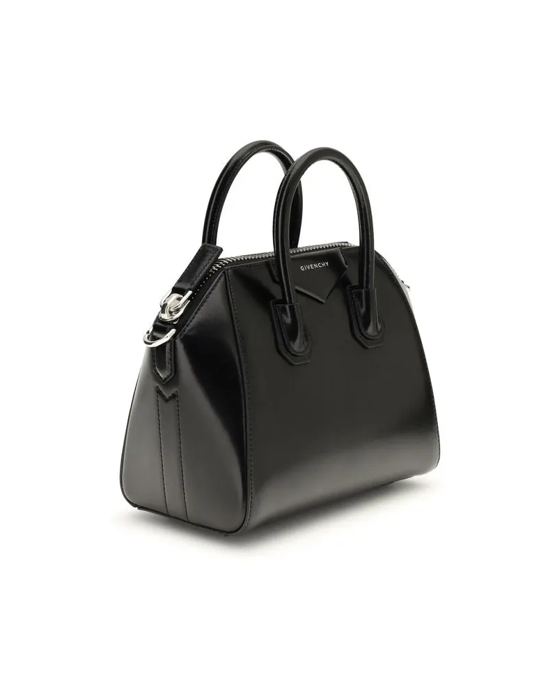 Givenchy Women's Black Calf Leather Bos Taurus Handbag Bag Black