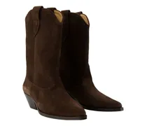 Women's Duerto Boots - Leather Brown Calfskin Shoes
