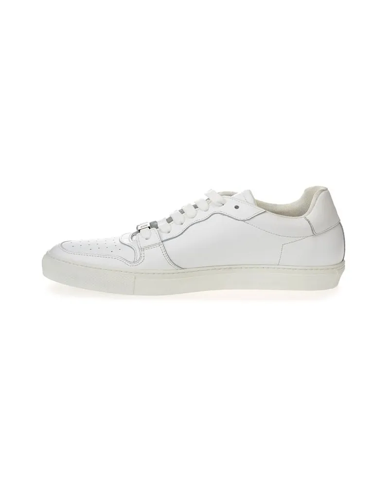 Roberto Cavalli Women's White Leather Low Top Sneakers White