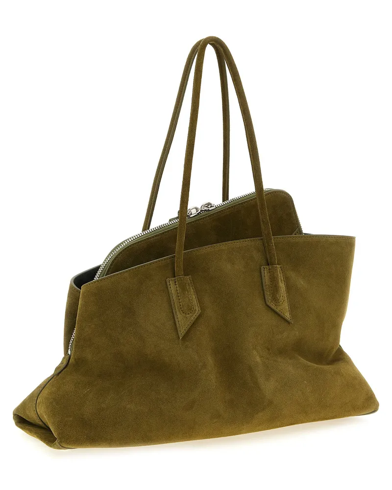 ATTICO La Passeggiata Shoulder Bag — Olive Olive