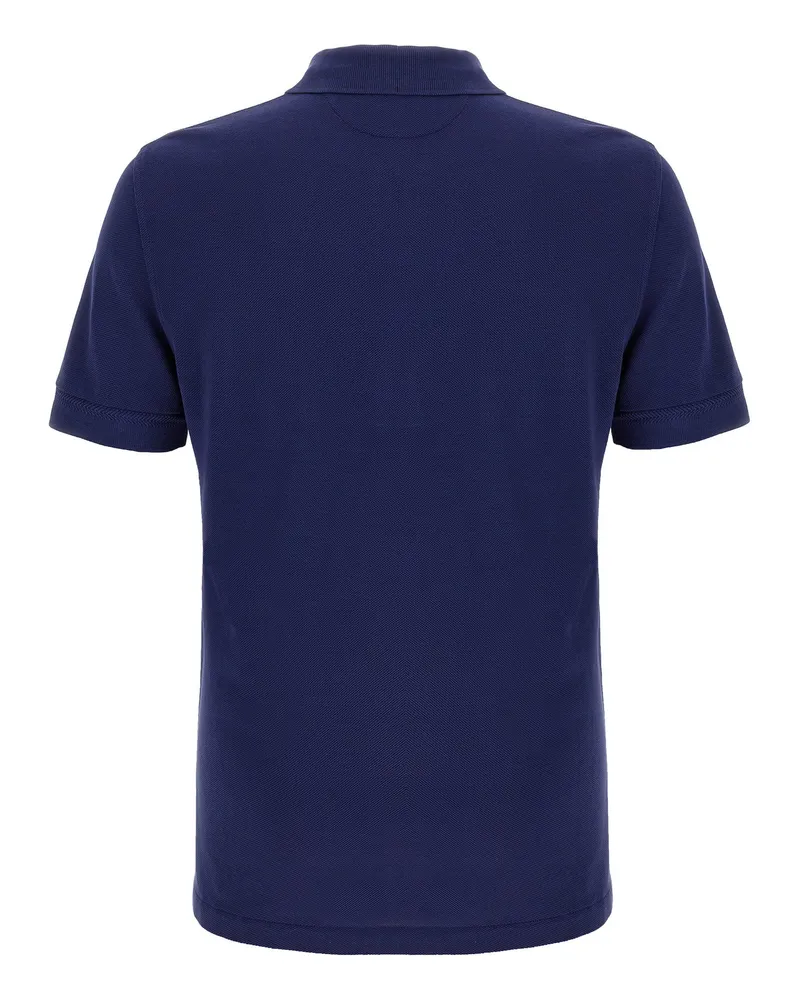 Tom Ford Piqué Cotton-Lyocell Blend Polo Shirt — Navy Navy