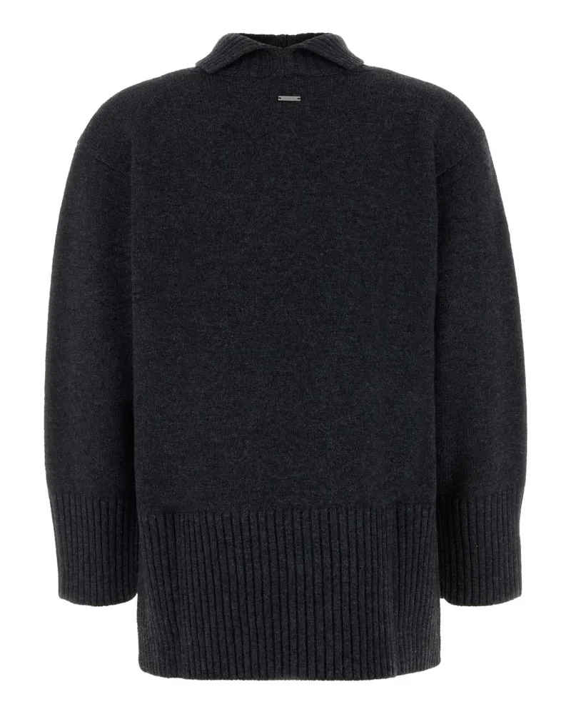 Calvin Klein Wool Sweater — Charcoal Charcoal