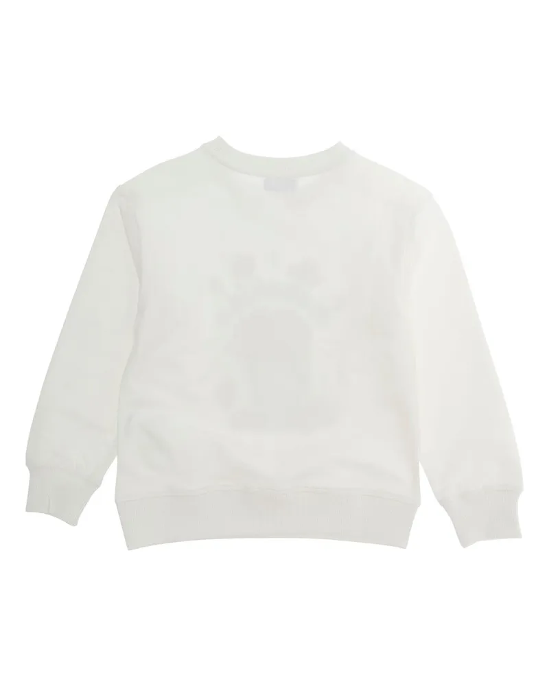 Moschino Boys' Crewneck Sweatshirt White Cotton Hoods & Sweatshirts White