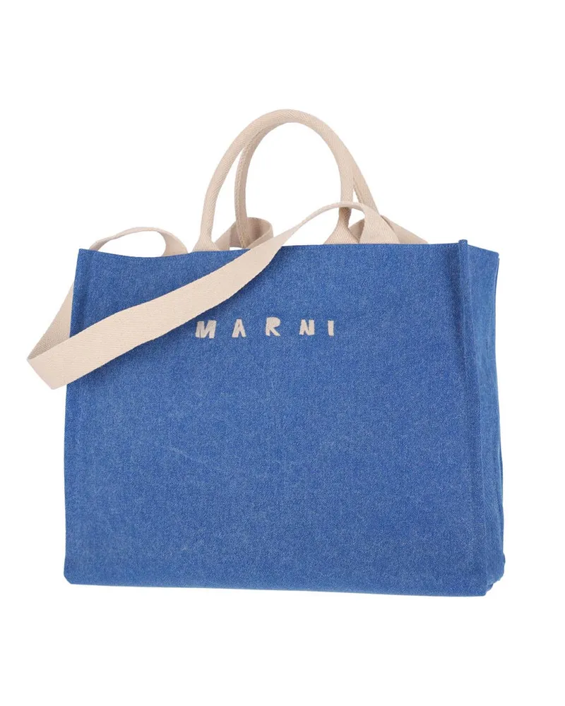 Marni Women's Bags Blue Body: Cotton Blue