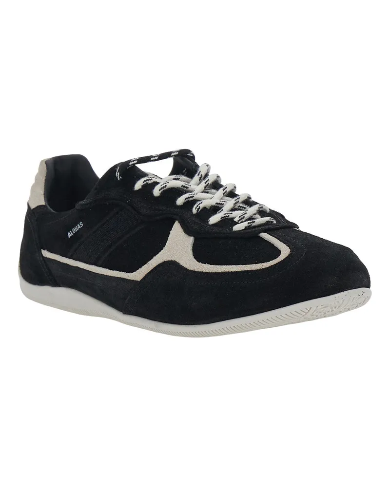 Alohas Men's Sneakers Suede Black Trainers Black