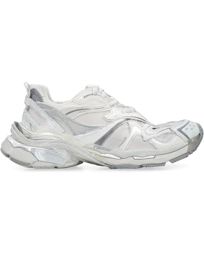 Balenciaga Men's Sneaker Runner 2.0 White Polyurethane Trainers White