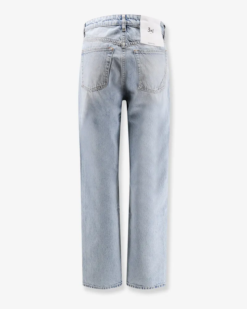 3x1 Women's Jeans Josephine Blue Denim Cotton Blue