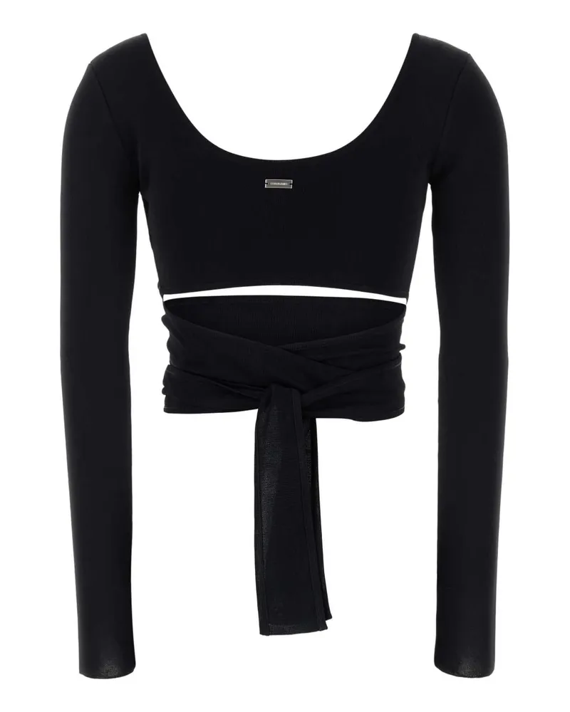 Ferragamo 113442782986 Nero Exterior: Viscose Maglieria Sweater Black