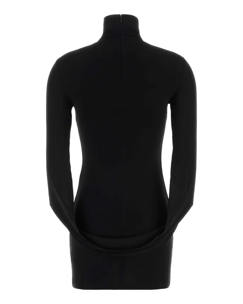 Alexander Wang Women's Black Stretch Jersey Mini Dress Exterior: Viscose Elastane Abiti Black