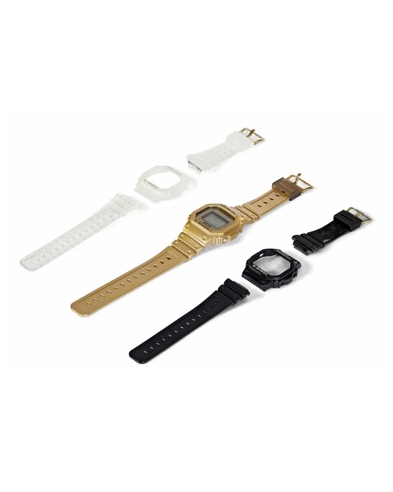 Casio Men's G-Shock 5600 Series Limited Edition Quartz Watch Gold Accessories > Jewelry Gold