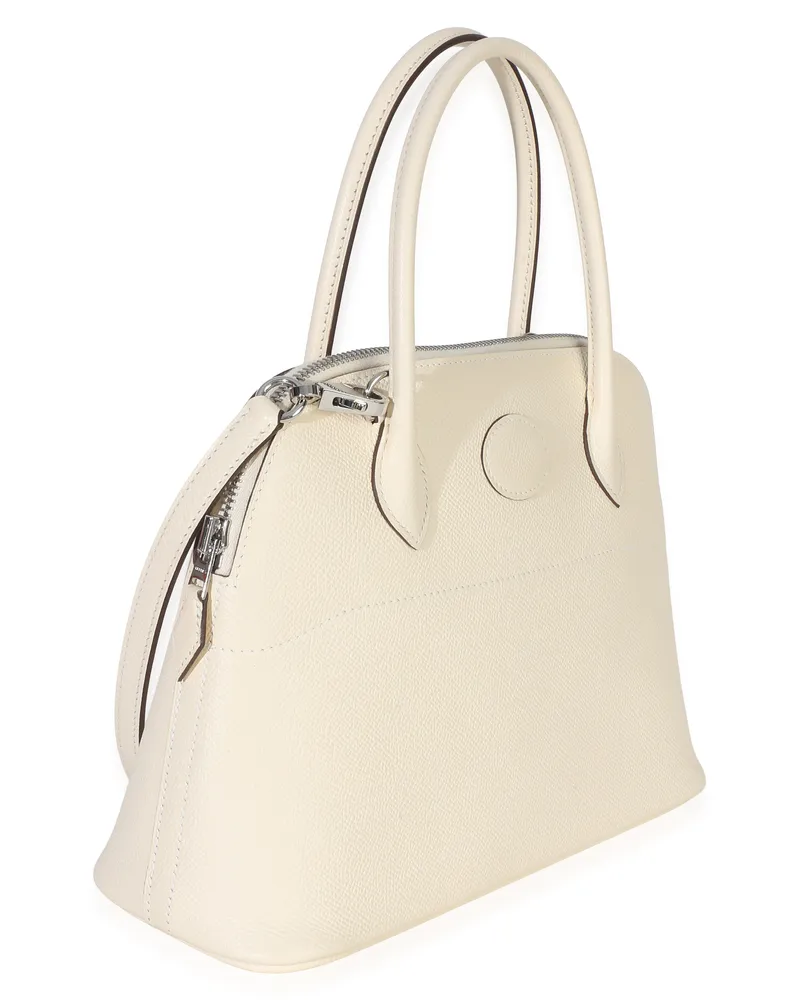 Hermès Nata Epsom 1923 Bolide 27 Phw Beige; Neutral Leather Handbag Beige