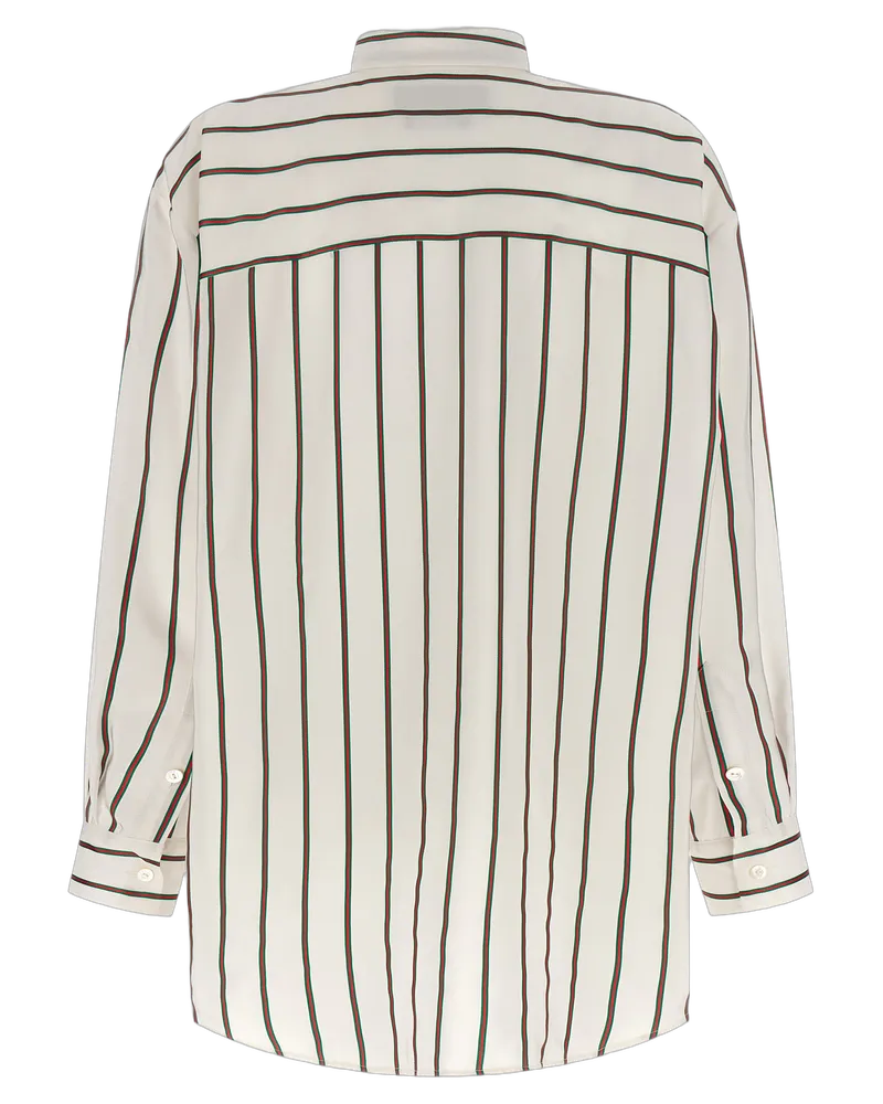 Gucci Women White Silk Blouse White