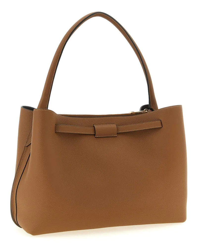 TOD'S Top Handle Bag — Camel Camel