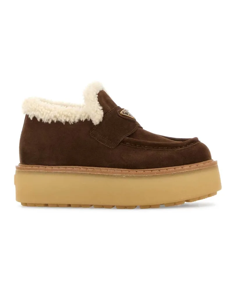 Prada Evolve Loafer — Brown Brown