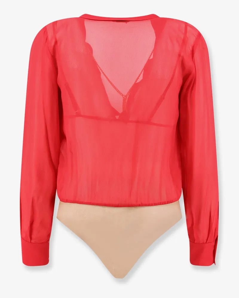 Elisabetta Franchi Women's Shirt Viscose Body Red Red