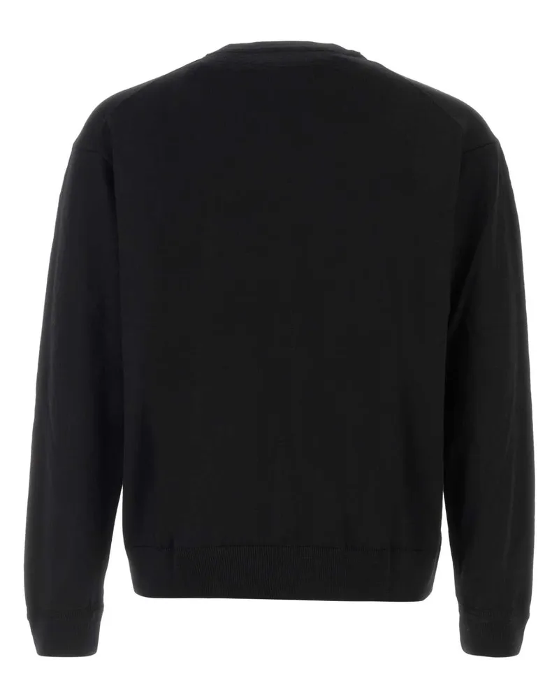 Kitsuné Head Sweater — Black Black