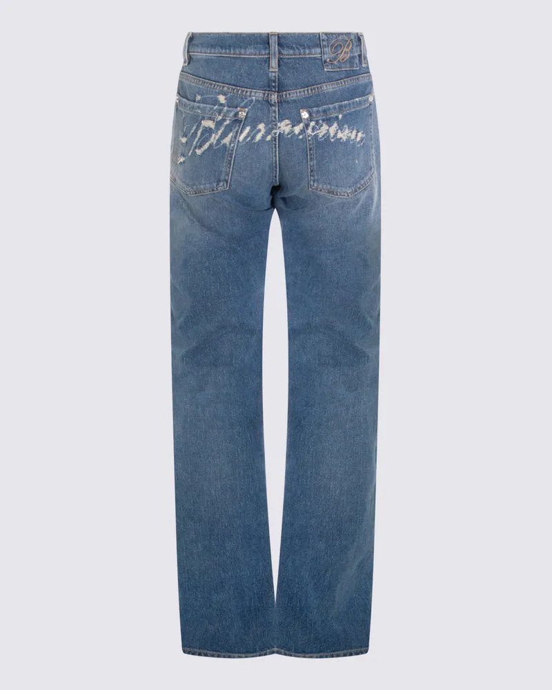 Blumarine Women's Jeans Ice Blu _co Blue