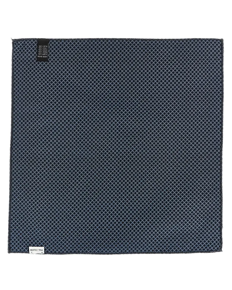 Pal Zileri Men's Blue Silk Foulard Accessory Blue
