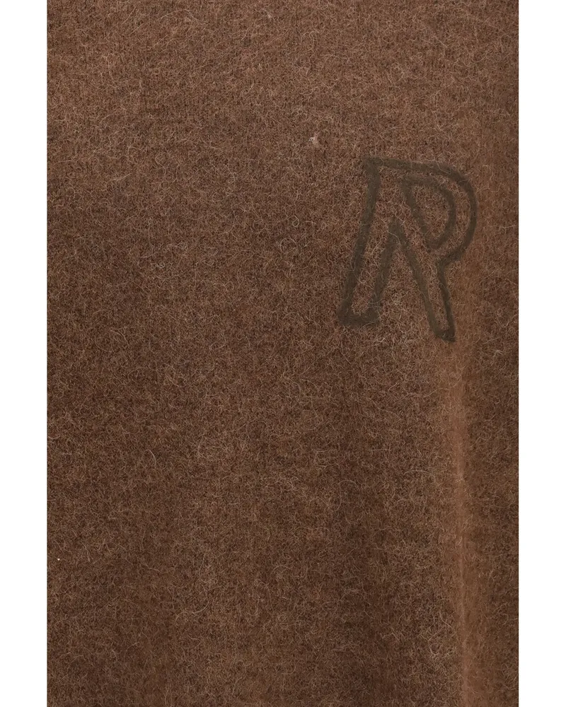REPRESENT Men's Knit Sweater Alpaca-Blend Chocolate Alpaca (vicugna Pacos Brown