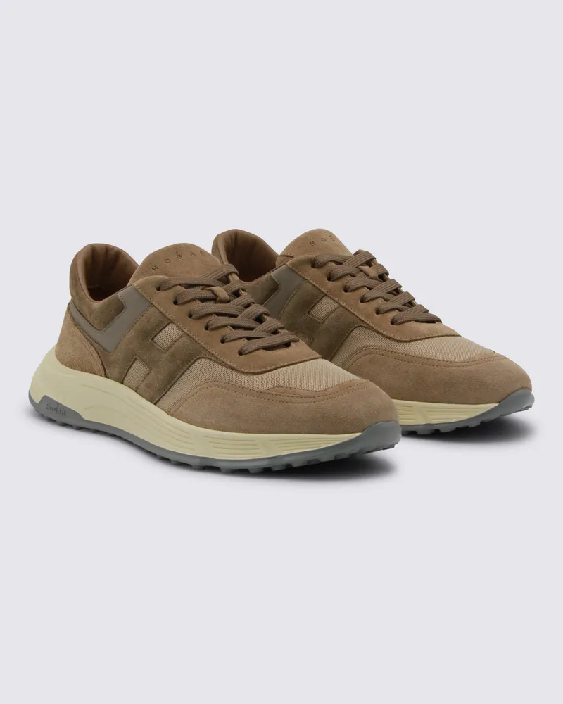 Hogan Men's Sneakers Beige _cover Tex-Le Sole El Tex/le Beige