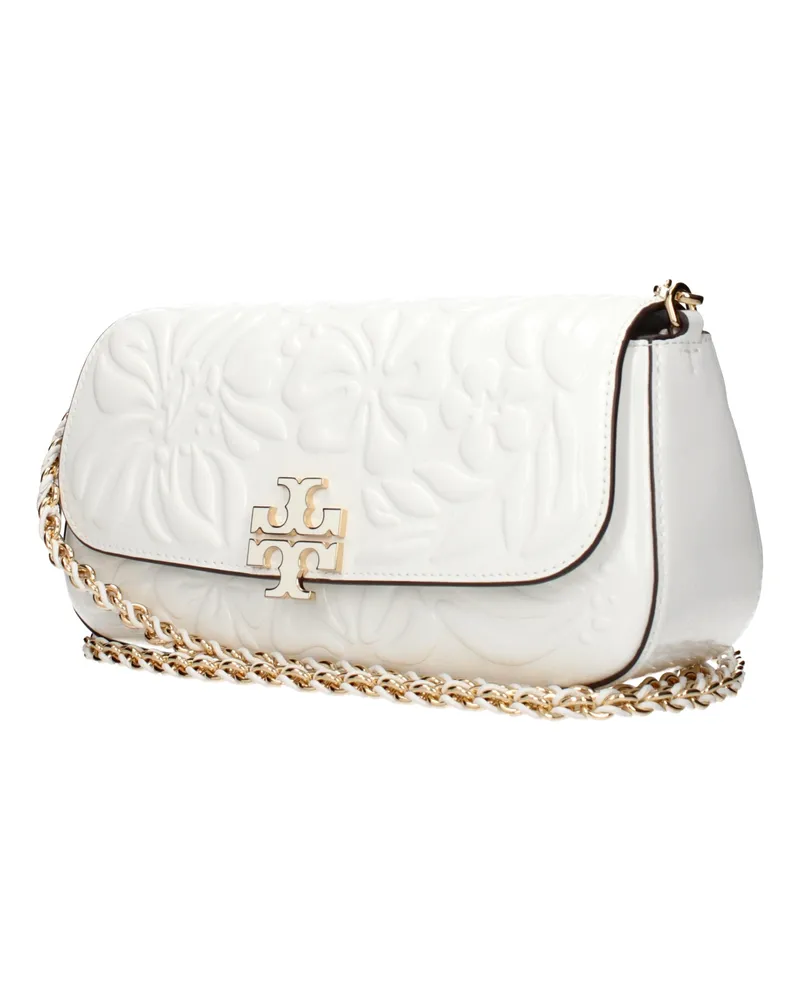 Tory Burch Leather Shoulder Bag — White White