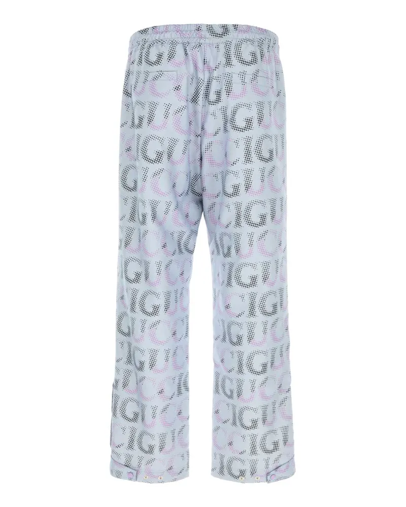 Gucci Men's Printed Polyester Pant Cloudlilacmc Pantaloni Purple