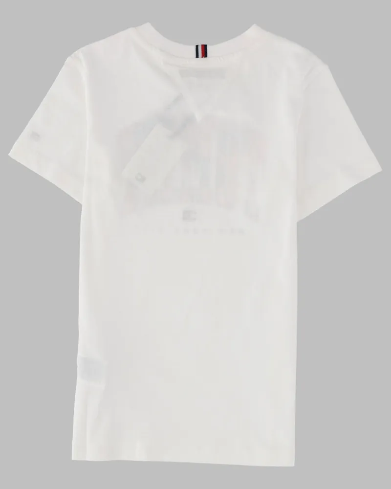 Tommy Hilfiger Tropical Varsity Organic Cotton T-Shirt — White White