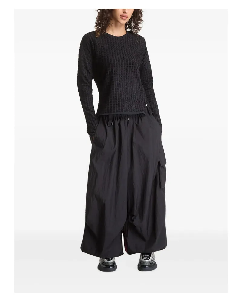adidas Textured Knit Sweater — Black Black