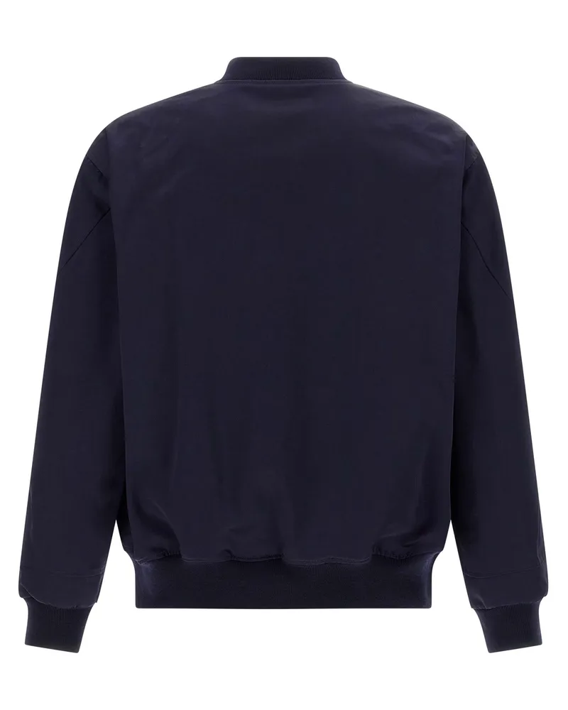 Givenchy Men's Blue Cotton Bomber Clothing Navy