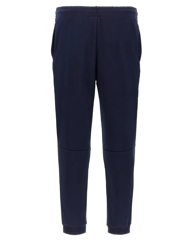 Lacoste Logo-Embroidered Cotton Joggers — Navy Navy