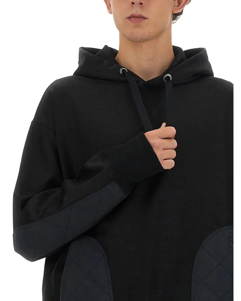 Junya Watanabe Cotton Hoodie — Black Black