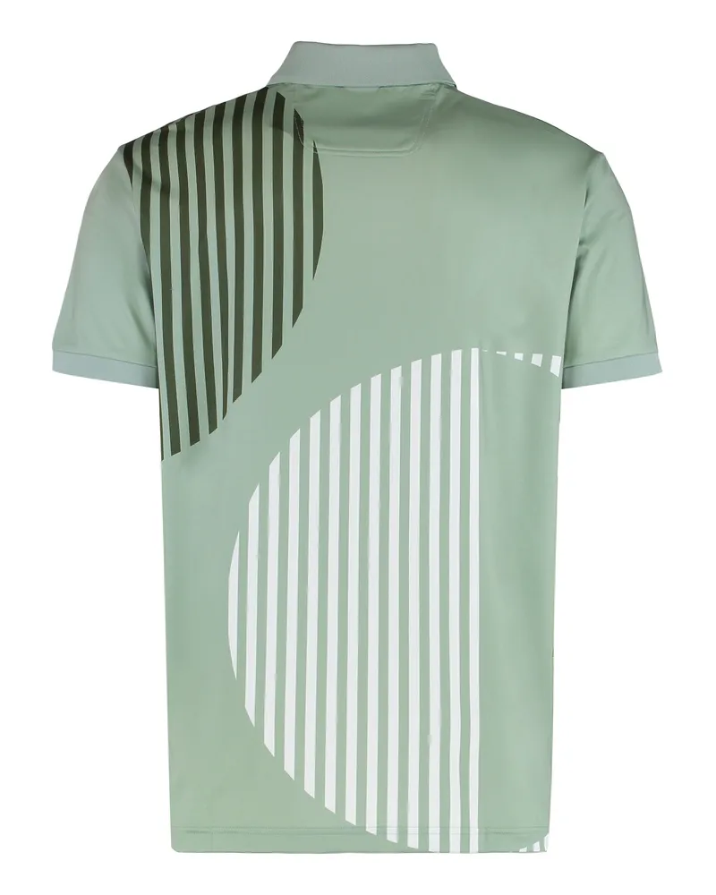 HUGO BOSS Men's Technical Fabric Polo Light Green Polyester Shirts T-shirts And Polos Green