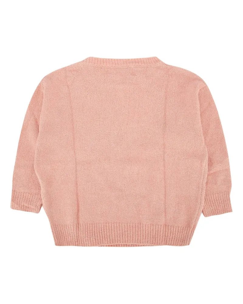 BOBO CHOSES Boys' Maglia 500 Wool Maglieria Sweater Pink
