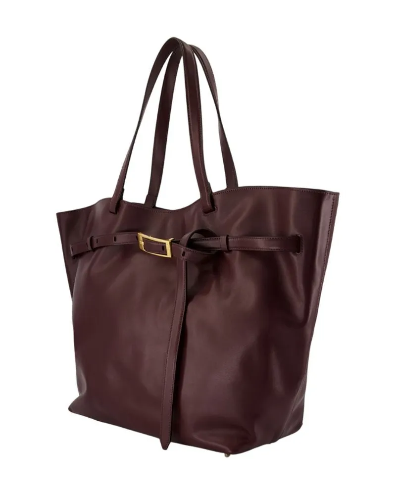 Anine Bing Elly Tote Bag — Burgundy Burgundy