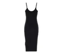 Nylon Elastane Bodycon Dress — Black