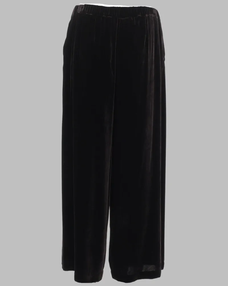 P.A.R.O.S.H. P.A.R.O H. Viscose-Silk Blend Trousers — Multicolor Multicolor