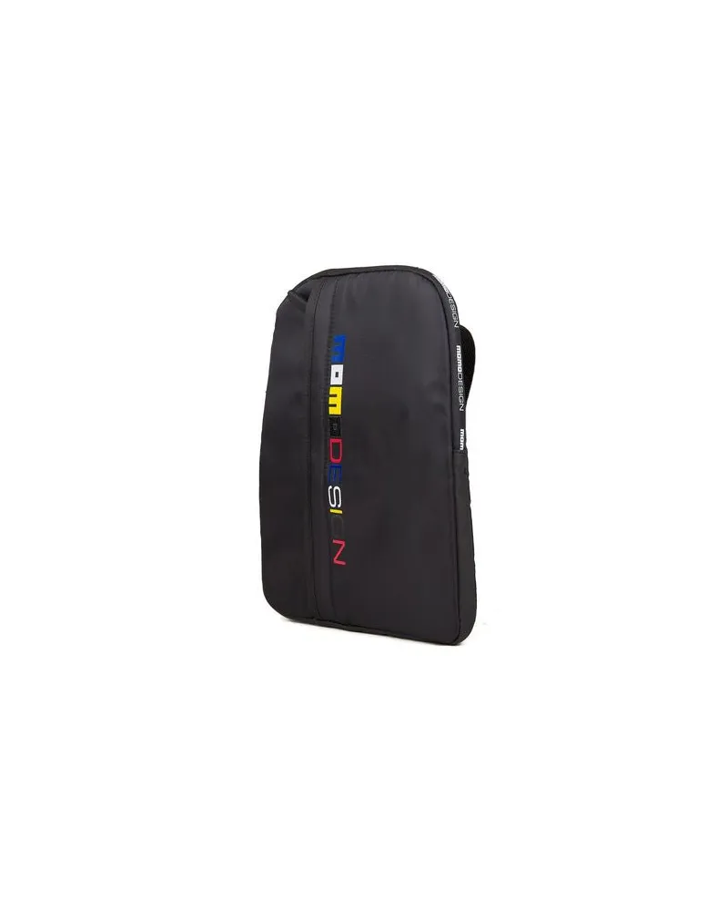 MOMO DESIGN Men's Shoulder Bag Black-Multi Nylon - Shoulder-Bags Black/multi Black