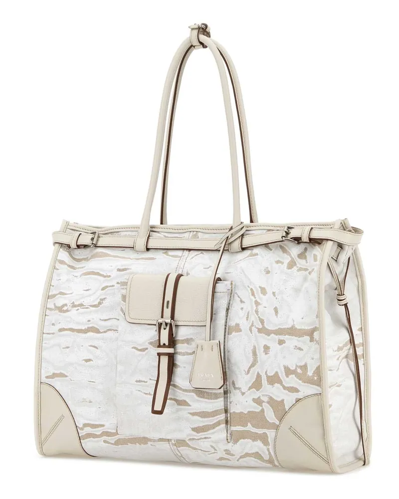 Prada Tote Bag — White White