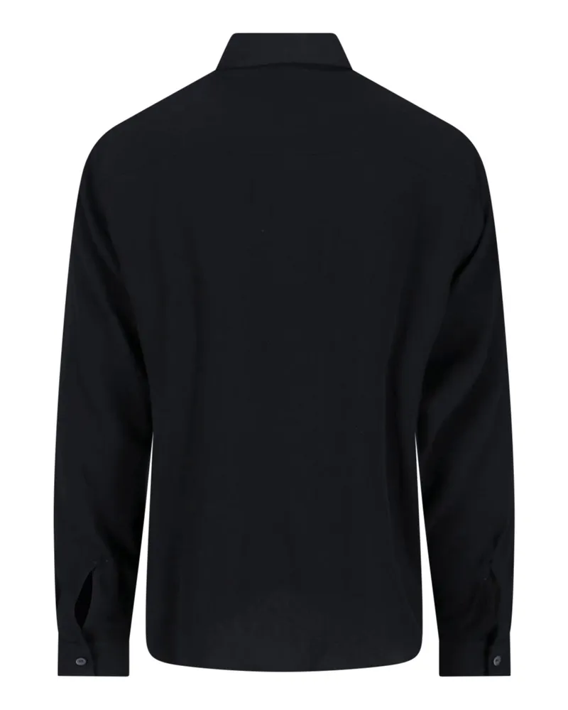 Diesel Men's Shirts Black Viscose Black