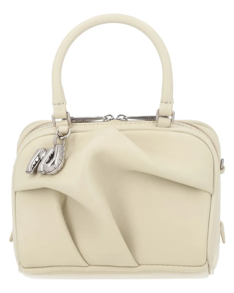 Marc Jacobs Women's Handbag Bauletto Micro Ivory Calf Leather Handbags Hand Bags Ivory